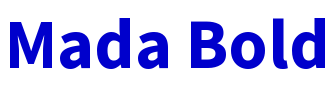 Mada Bold шрифт